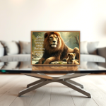 Jehová es tu guardador cuadro vidrio HD 29,7x21 cms. sobremesa